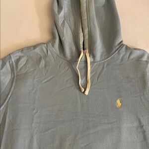 Ralph Lauren Gray Hoodie with Yellow Accents